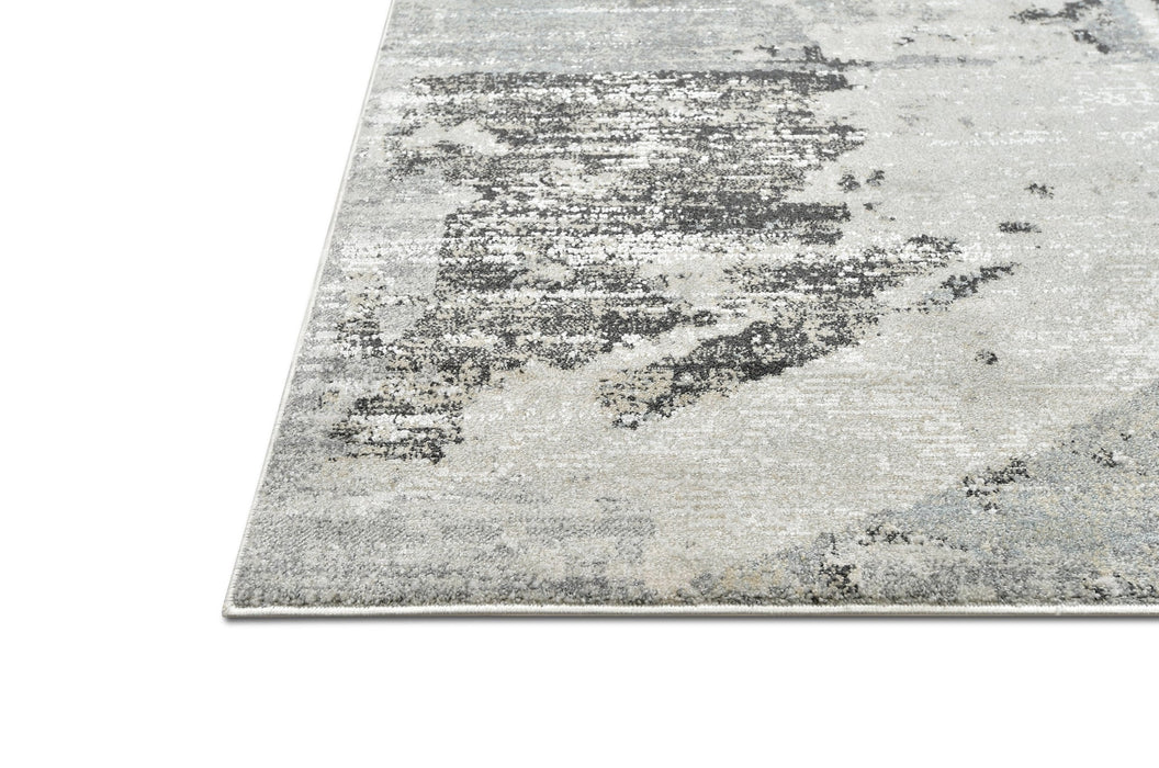 HR High Quality Modern Abstract Weathered Wall Rug #8984S