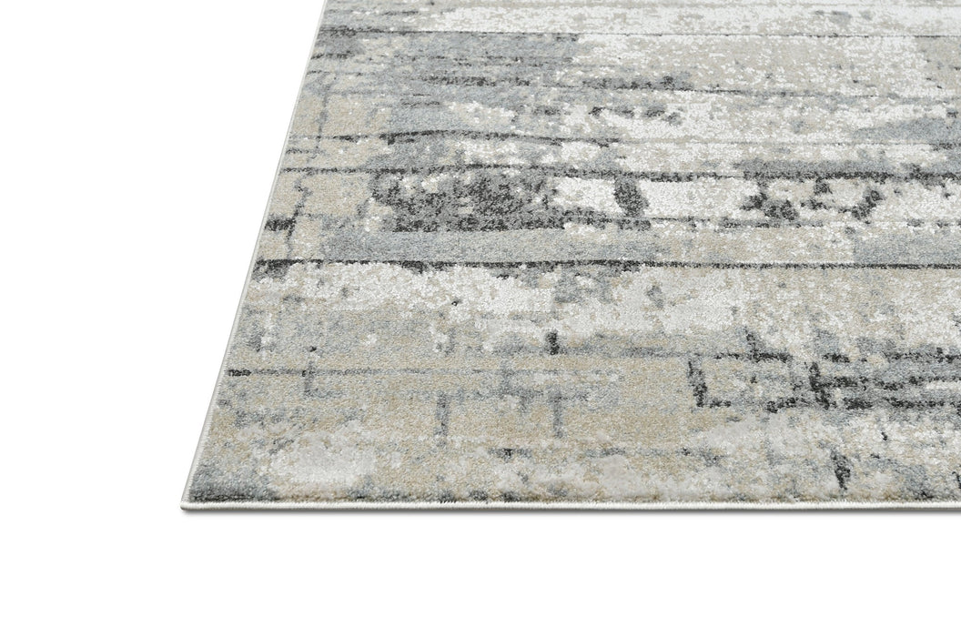 HR High Quality Modern Abstract Weathered Wall Rug #8985S