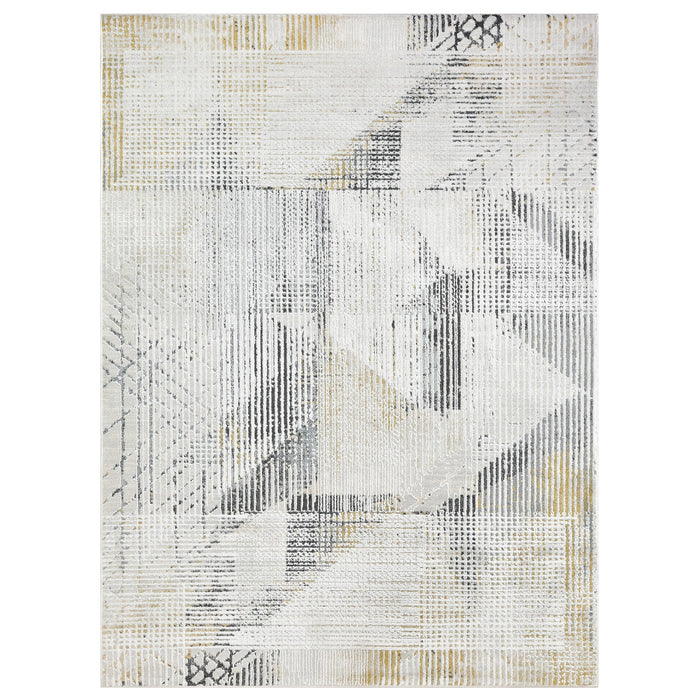 HR High Quality Modern Abstract Weathered Wall Rug #8986P