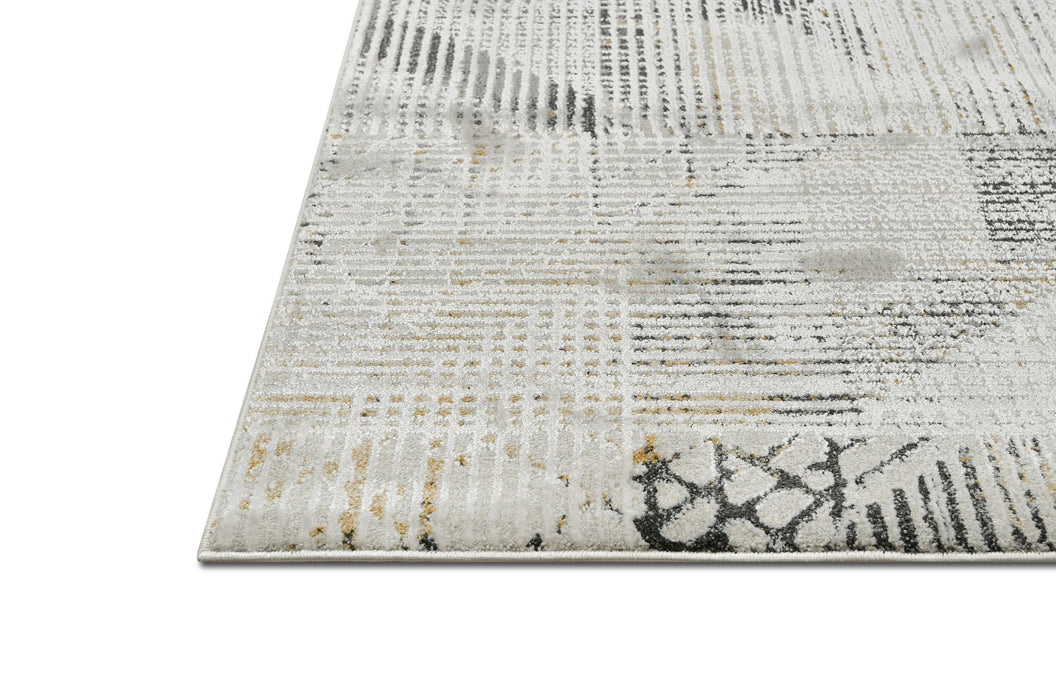 HR High Quality Modern Abstract Weathered Wall Rug #8986P