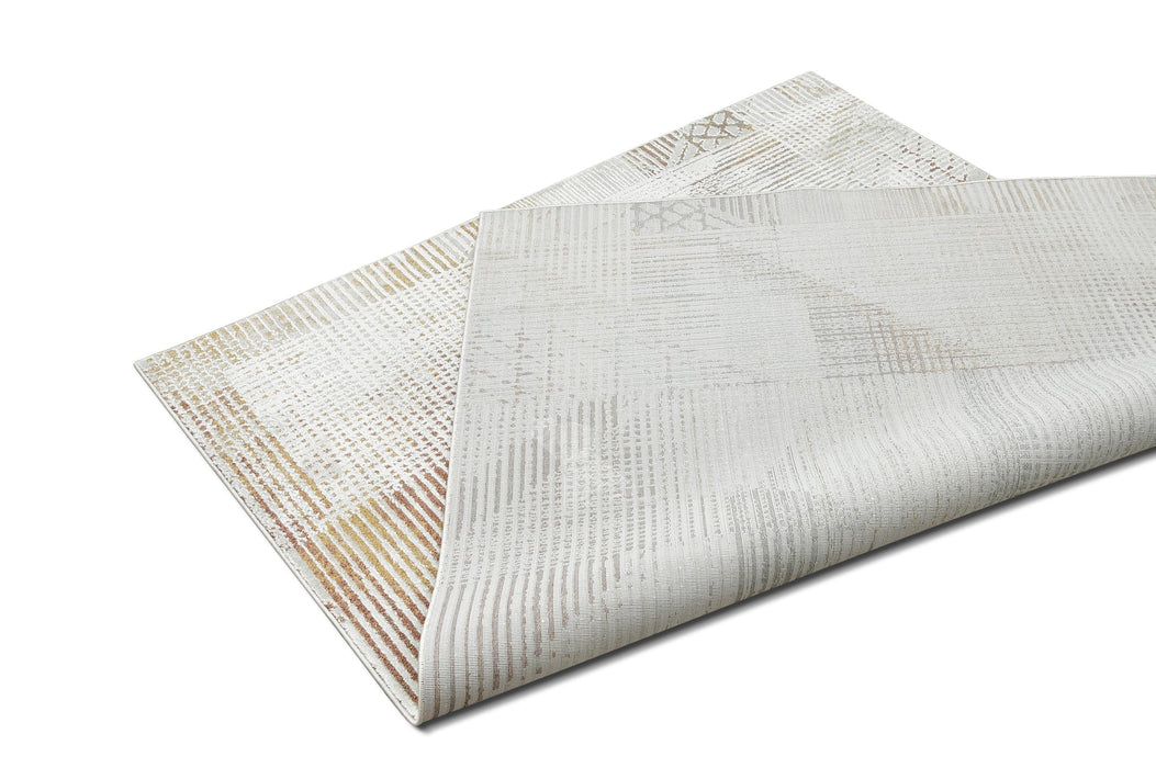 HR High Quality Modern Abstract Weathered Wall Rug #8986T