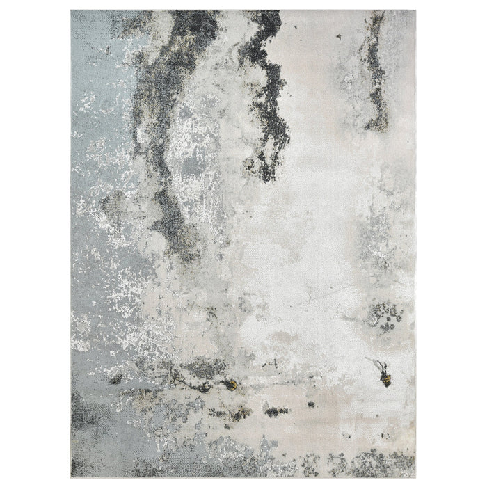 HR High Quality Modern Abstract Weathered Wall Rug #8987S