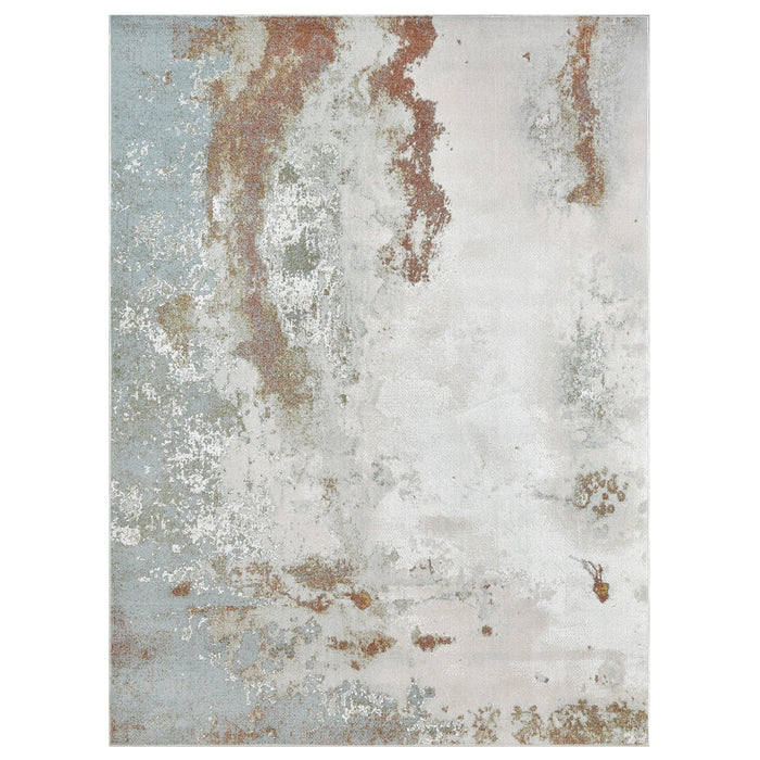 HR High Quality Modern Abstract Weathered Wall Rug#8987T