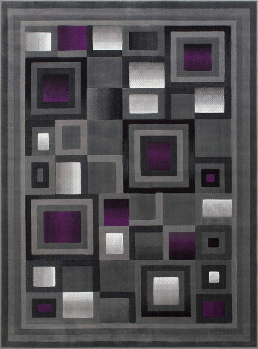 Geometric Abstract Area Rug LUX-910