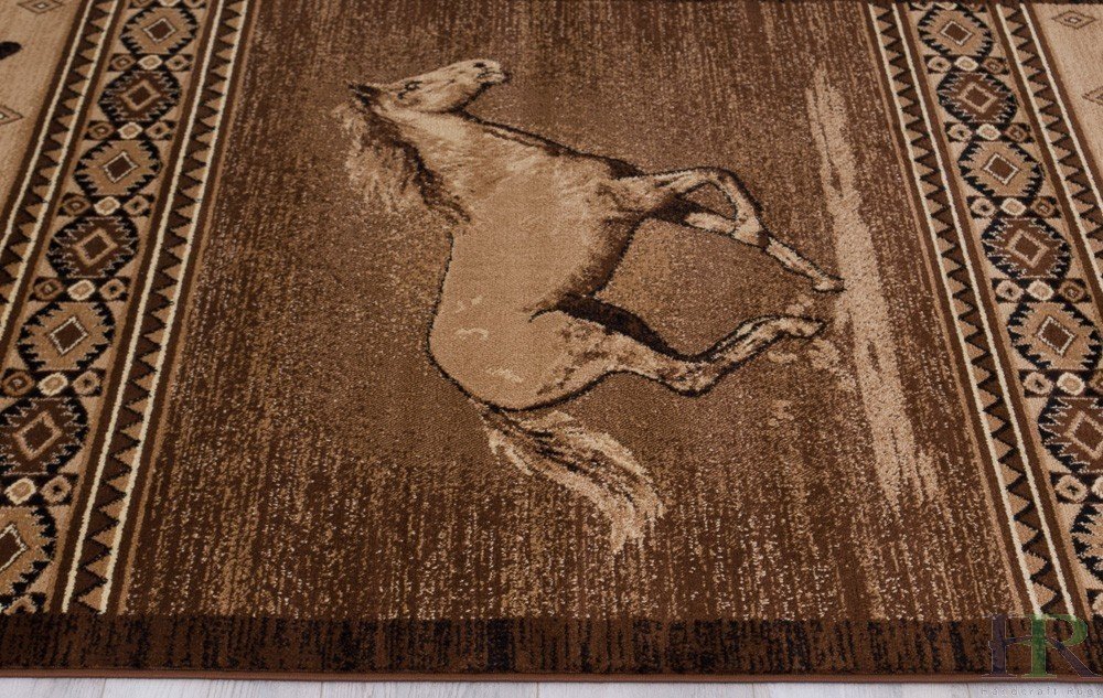 HR Horse/Horse Shoe Lodge area Rug