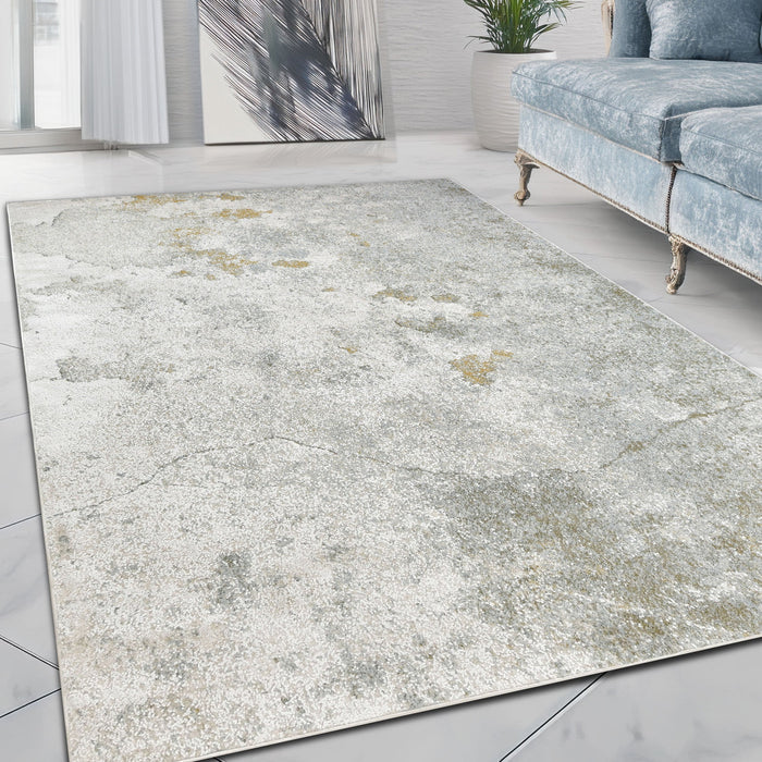 HR High Quality Modern Abstract Weathered Wall Rug #8989P