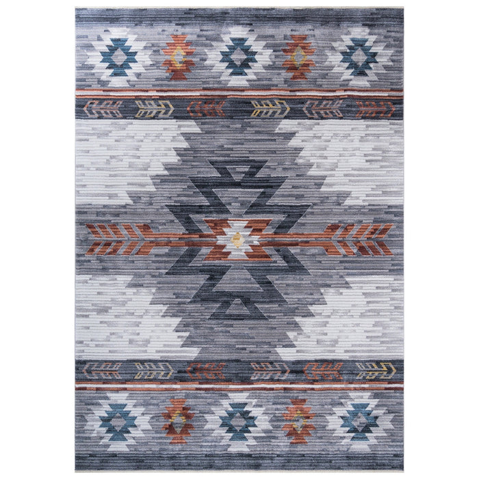 Southwestern Rug Navajo Modern Tribal Rug, Foldable #68