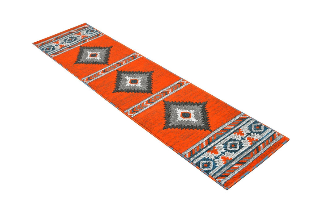 HR Southwestern Rugs Tribal Medallion #1241