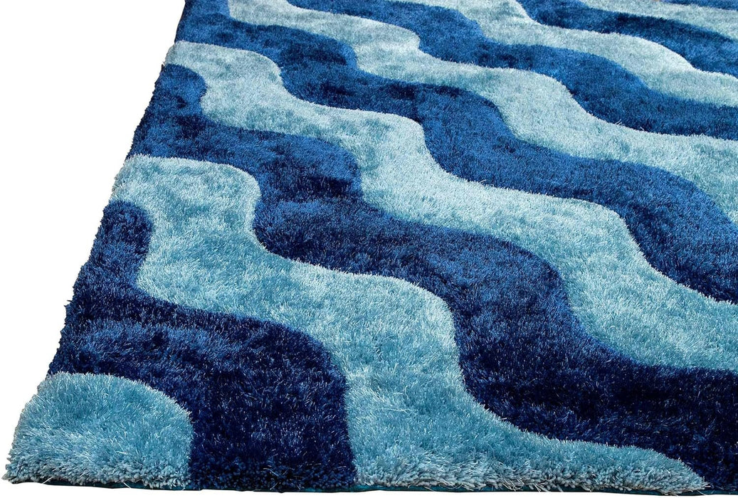 Plush 3D Shag Rug: Stylish, High Pile, Premium Comfort # 02