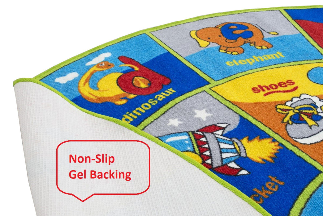 ABC Alphabet Kids Educational Non-Slip Rug