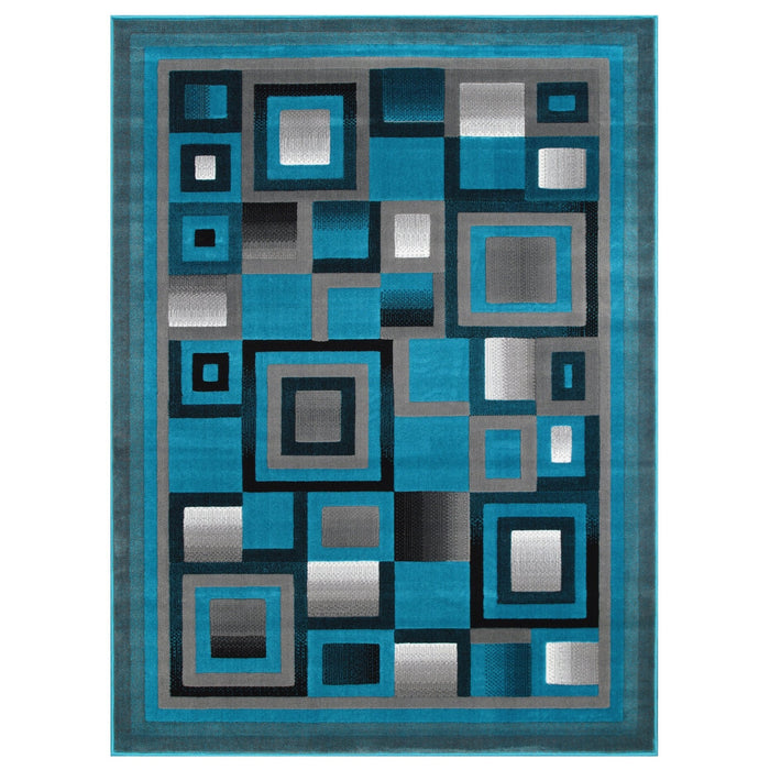 Geometric Abstract Area Rug LUX-910