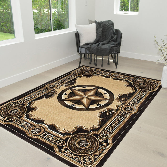 Texas Star Rug Accent Rug #23