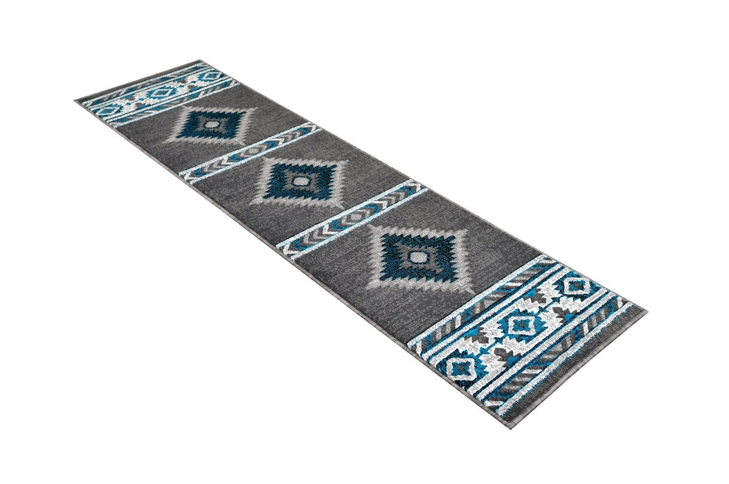 HR Southwestern Rugs Tribal Medallion #1241