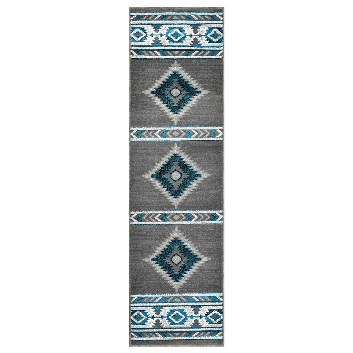 HR Southwestern Rugs Tribal Medallion #1241