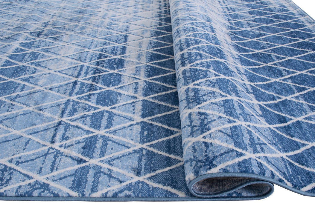 Moroccan Trellis/Diamond Pattern Area Rug #81