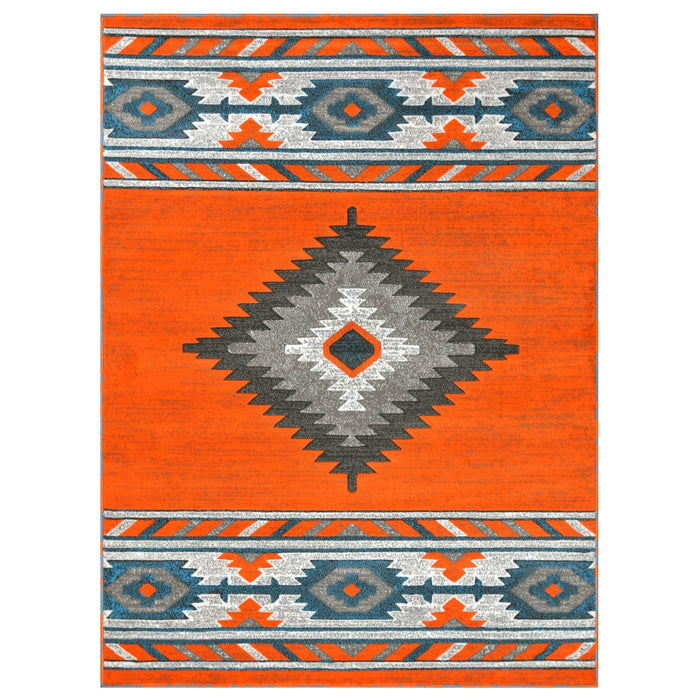 HR Southwestern Rugs Tribal Medallion #1241