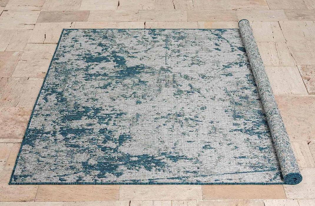 HR Waterproof Abstract Outdoor Rug - Stain and Fade-Resistant #1665