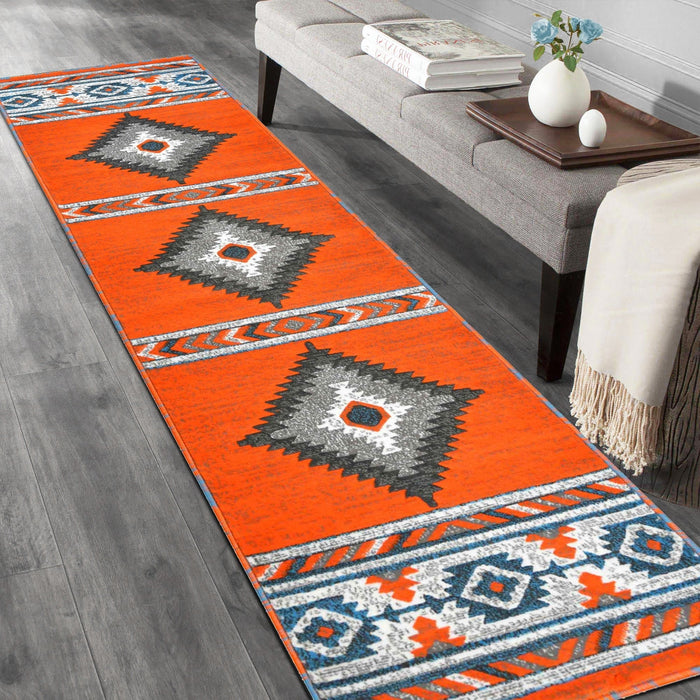 HR Southwestern Rugs Tribal Medallion #1241