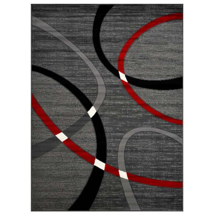 Geometric Stripes Area Rug #40