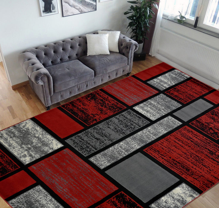 Geometric Pattern Modern Comfy Rugs 43