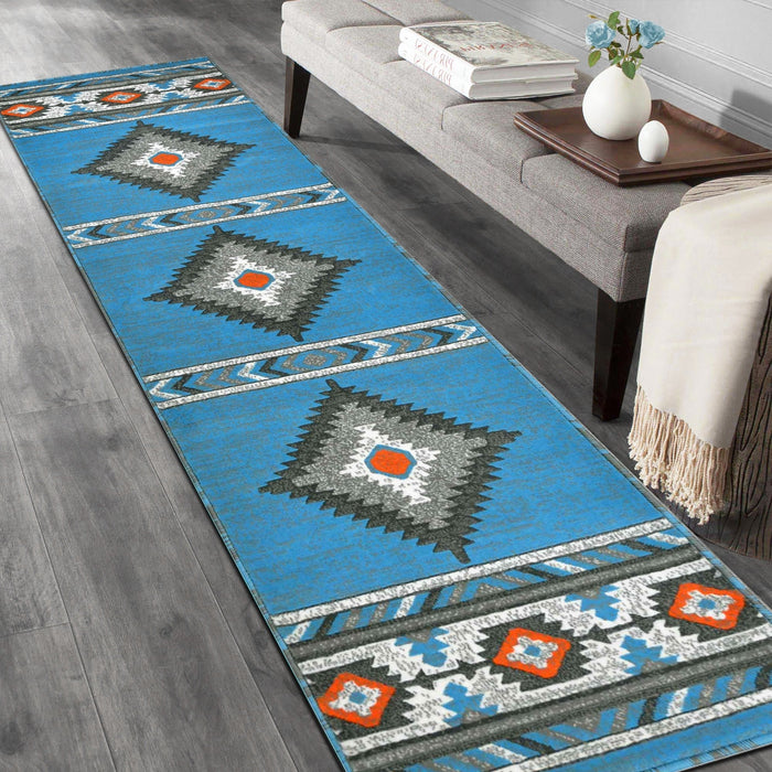 HR Southwestern Rugs Tribal Medallion #1241