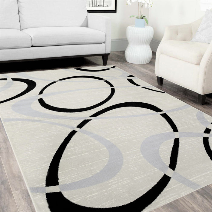 Oval Pattern Soft Touch Rug #84