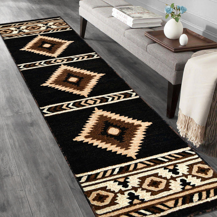 HR Southwestern Rugs Tribal Medallion #1241