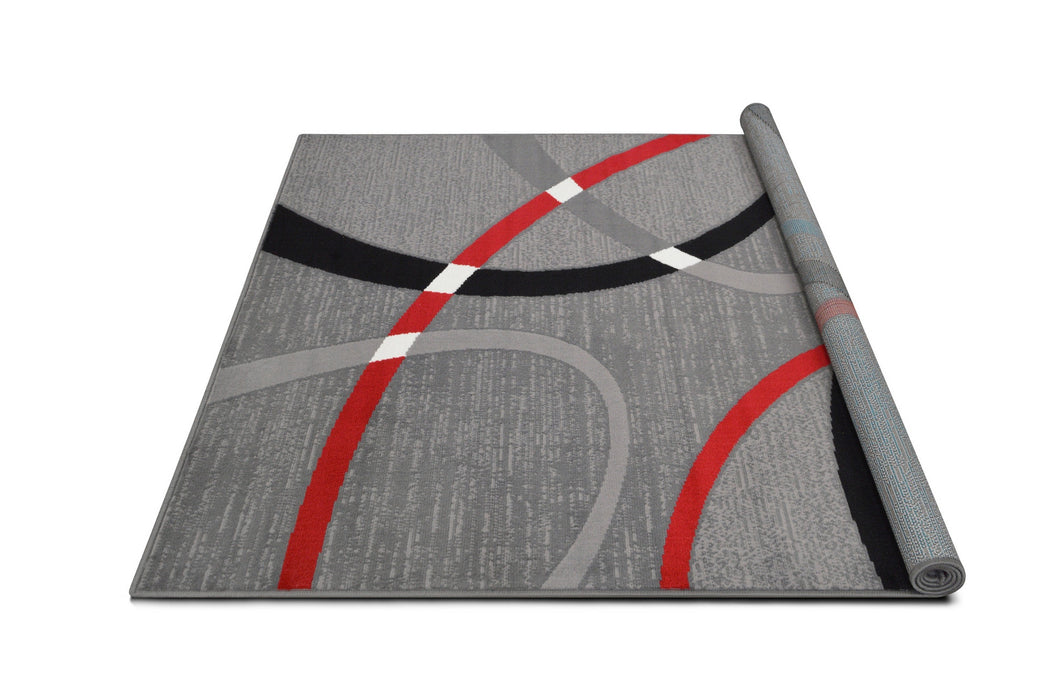 Geometric Stripes Area Rug #40