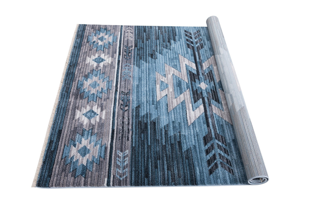 Southwestern Rug Navajo Modern Tribal Rug, Foldable #68