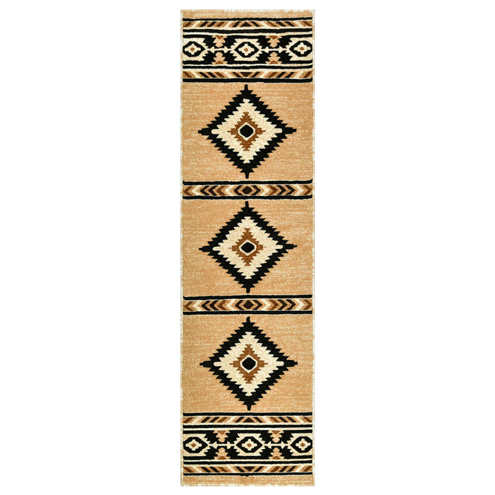 HR Southwestern Rugs Tribal Medallion #1241