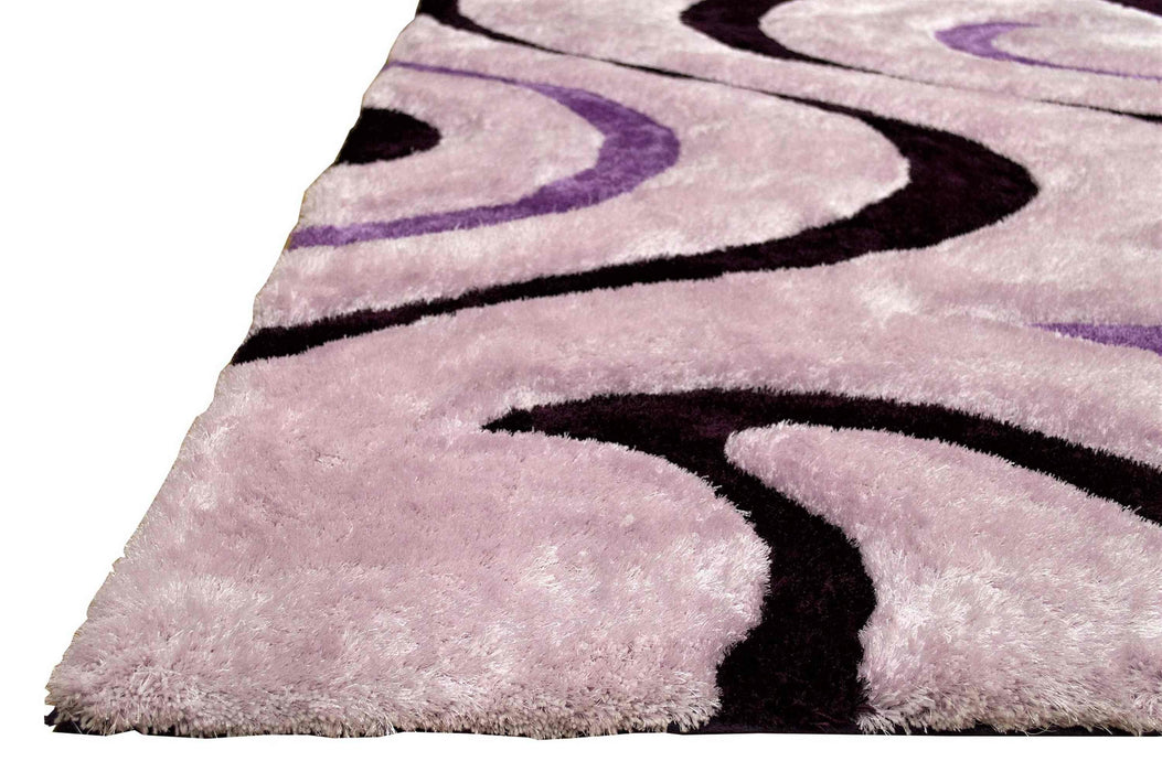 3-D Hand Carved Shaggy Rug  #06