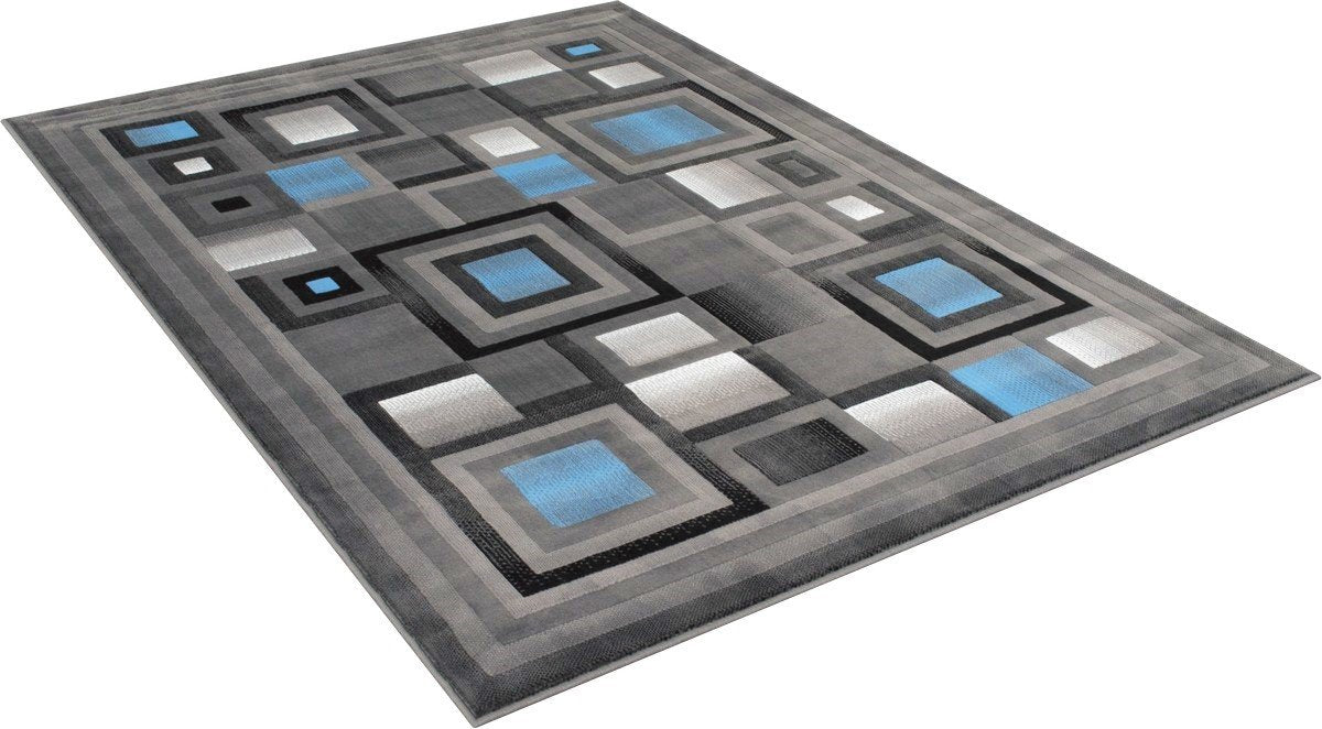 Geometric Abstract Area Rug LUX-910