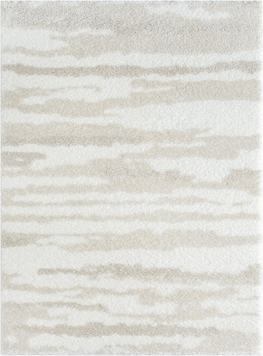 HR Modern Abstract Shag Area Rug Luxurious Soft Plush Texture for Contemporary Home Decor, #26224