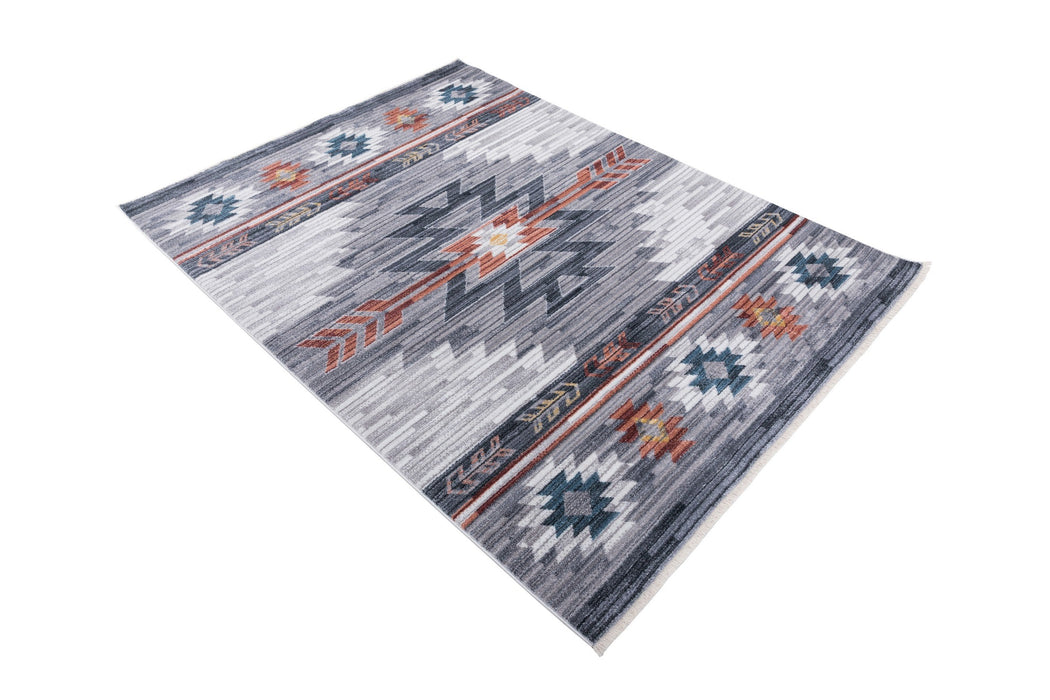 Southwestern Rug Navajo Modern Tribal Rug, Foldable #68