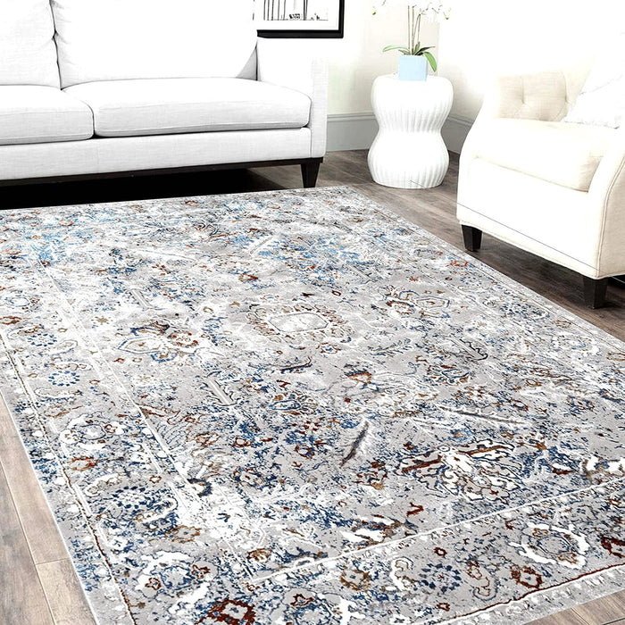 Chic Boho Viscose Rug #74