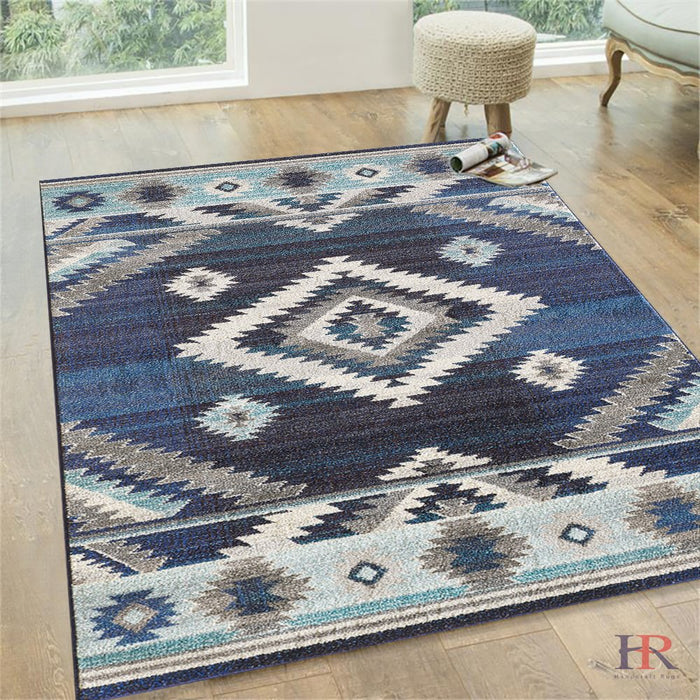 Southwestern Faded Area Rug #33