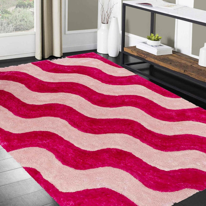 Plush 3D Shag Rug: Stylish, High Pile, Premium Comfort # 02