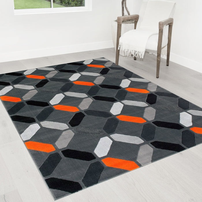 Abstract Area Rug Abstract/Geometric Pattern