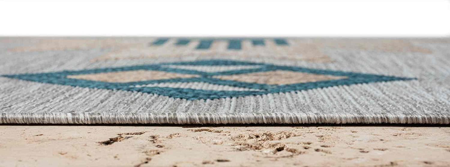 HR Waterproof Southwestern Navajo Outdoor Rug #1664