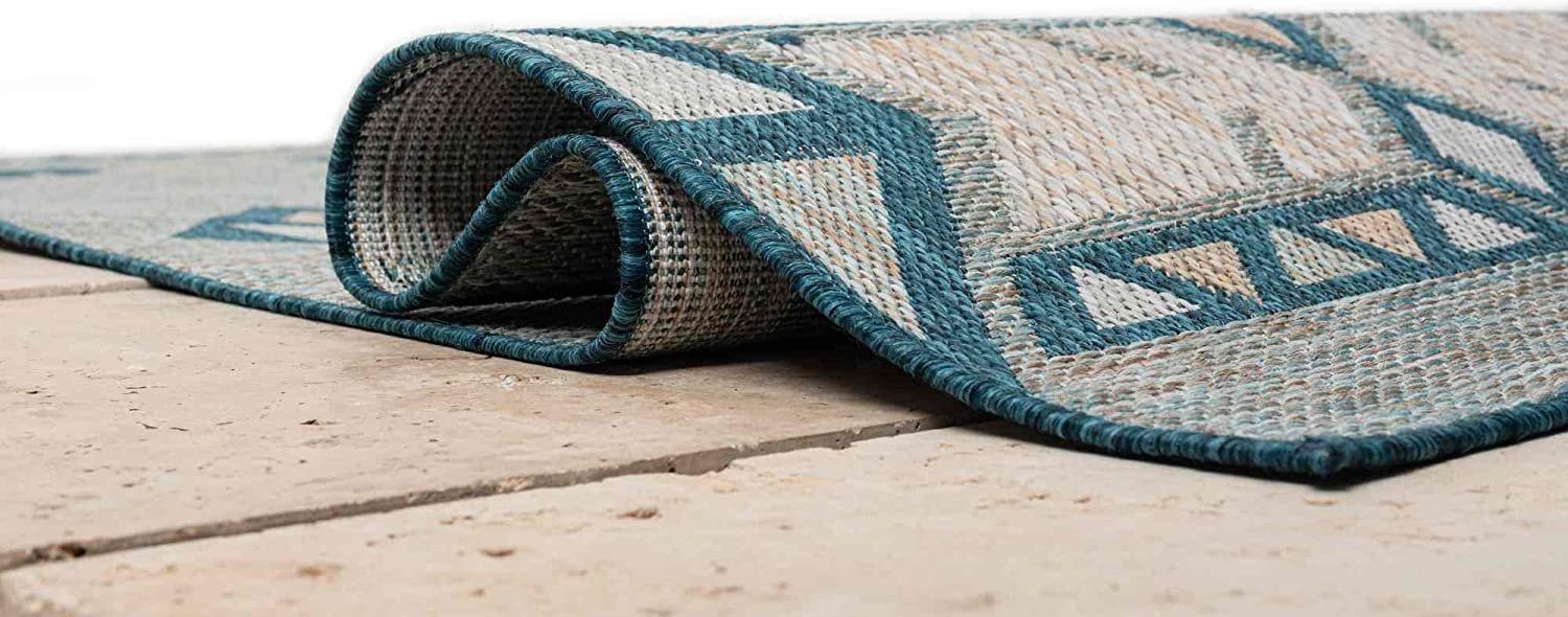 HR Waterproof Southwestern Navajo Outdoor Rug #1664