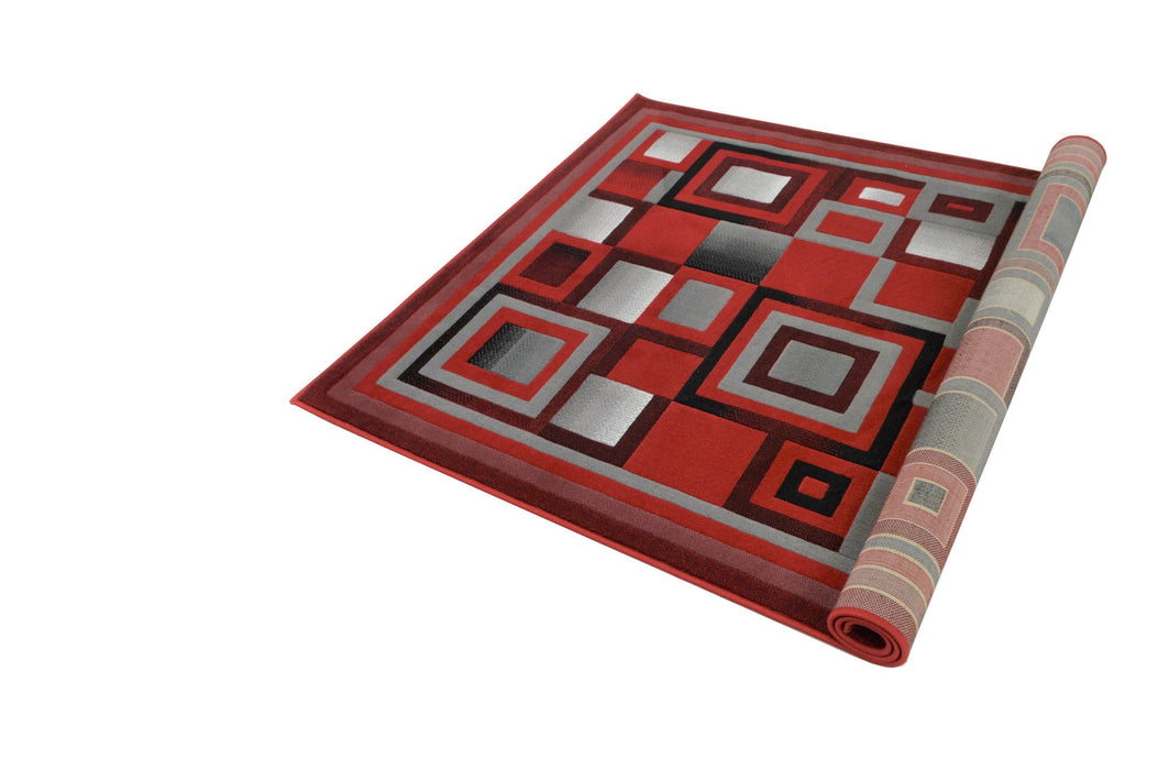 Geometric Abstract Area Rug LUX-910