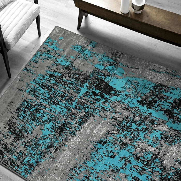 Modern Contemporary Abstract Area Rug #279