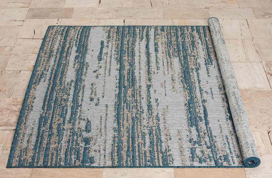 HR Waterproof Abstract Outdoor Rug - Stain and Fade-Resistant #1669