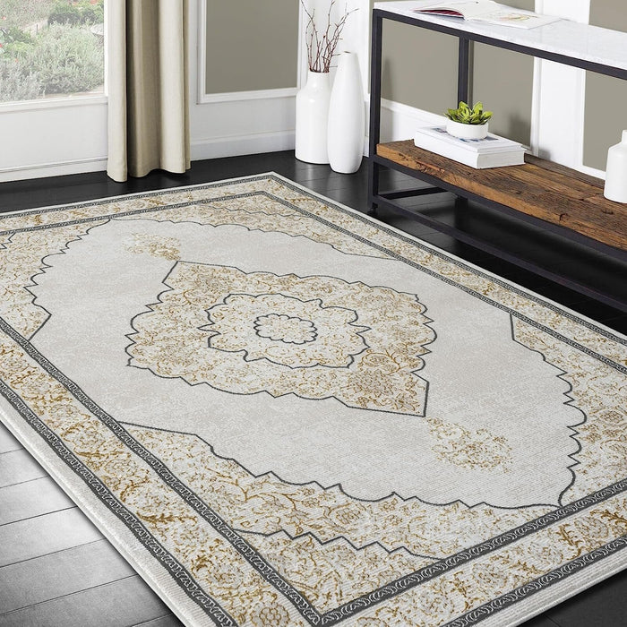 HR Traditional Rug with Simple Faded Design #452