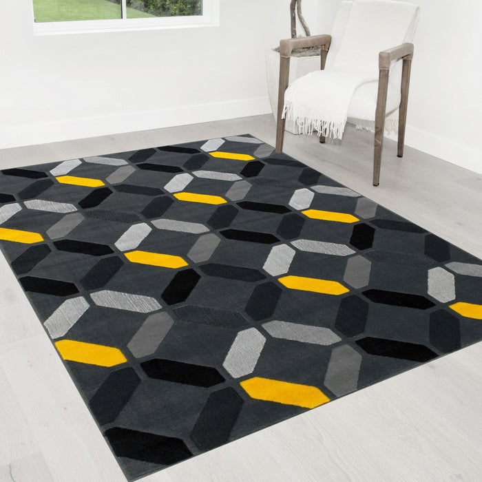 Abstract Area Rug Abstract/Geometric Pattern