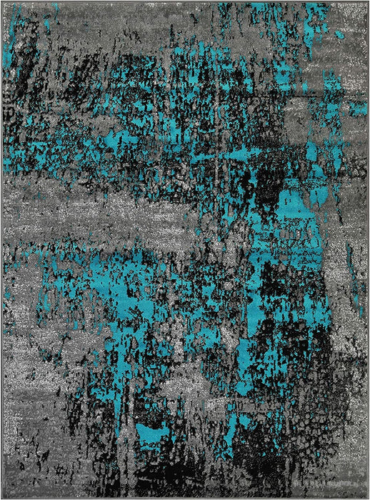 Modern Contemporary Abstract Area Rug #279