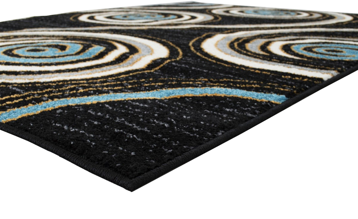 Spiral Distressed Rug #82