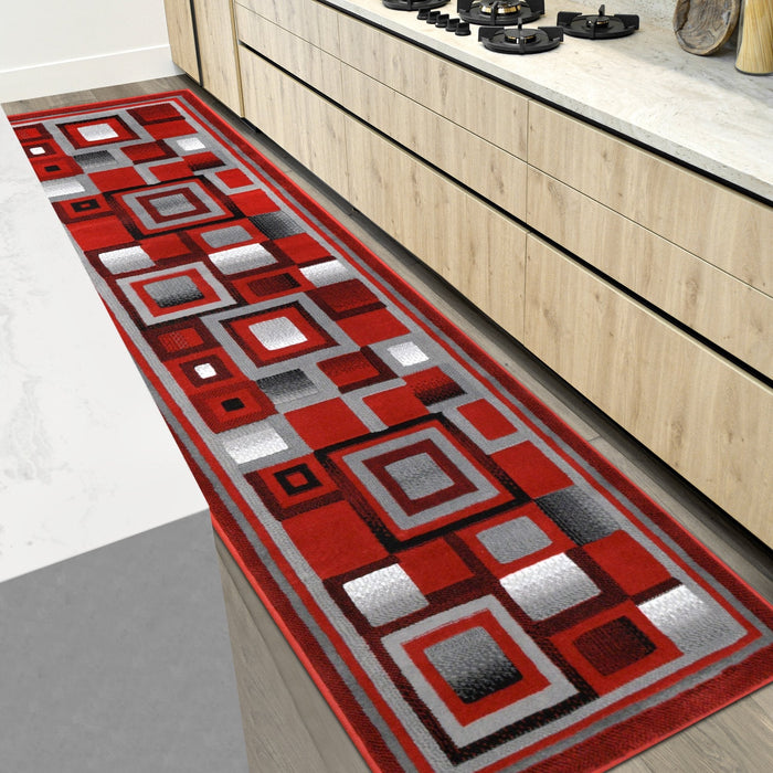 Geometric Abstract Area Rug LUX-910