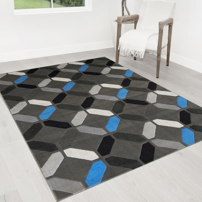 Abstract Area Rug Abstract/Geometric Pattern