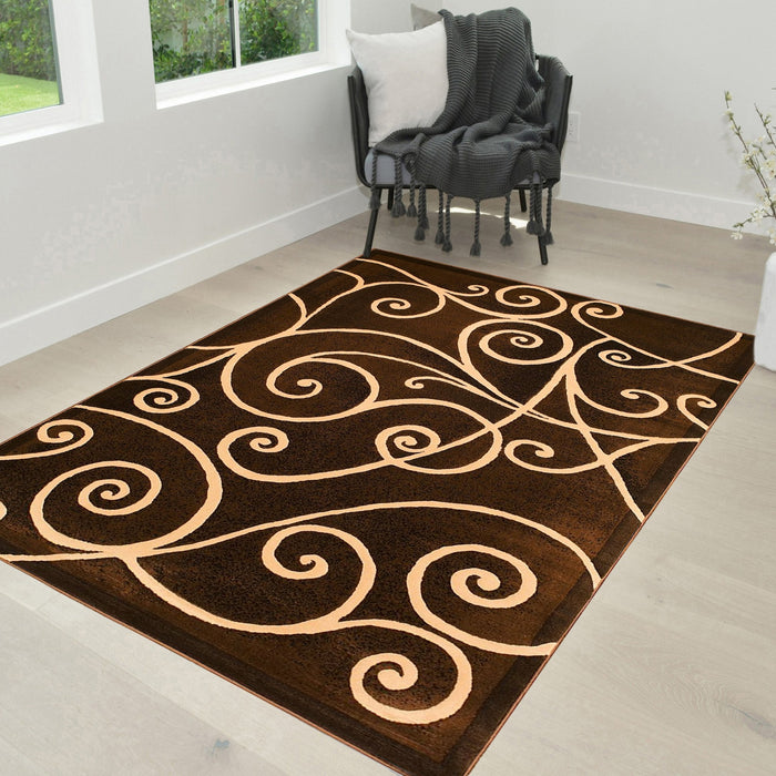 Swirls Living Room Rugs #3